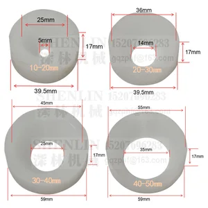 Шпиндельная головка SHENLIN, Шпиндельный инструмент, винтовой патрон, крышка для бутылки, шпиндельная головка с силиконовой крышкой, 20-30 мм, противоизносостойкая, белая