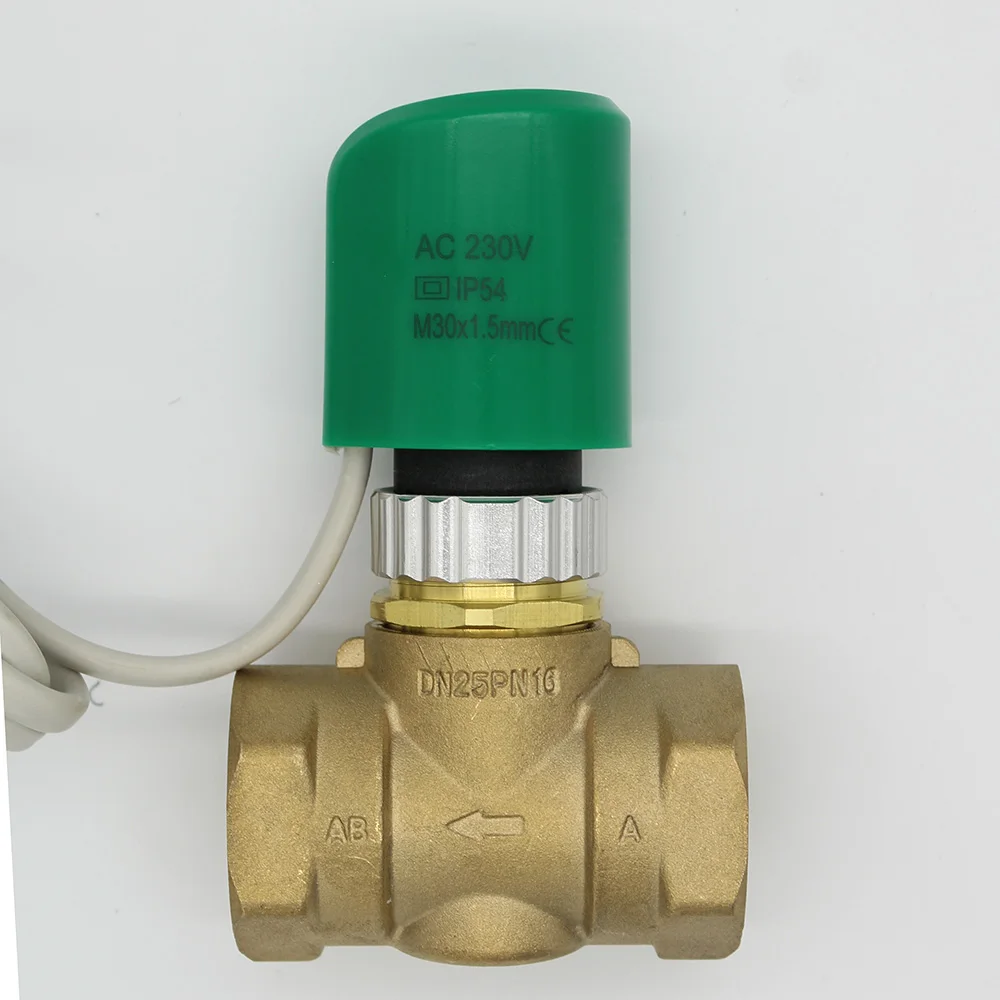 230 В нормально открытый закрытый электрический тепловой привод для напольного