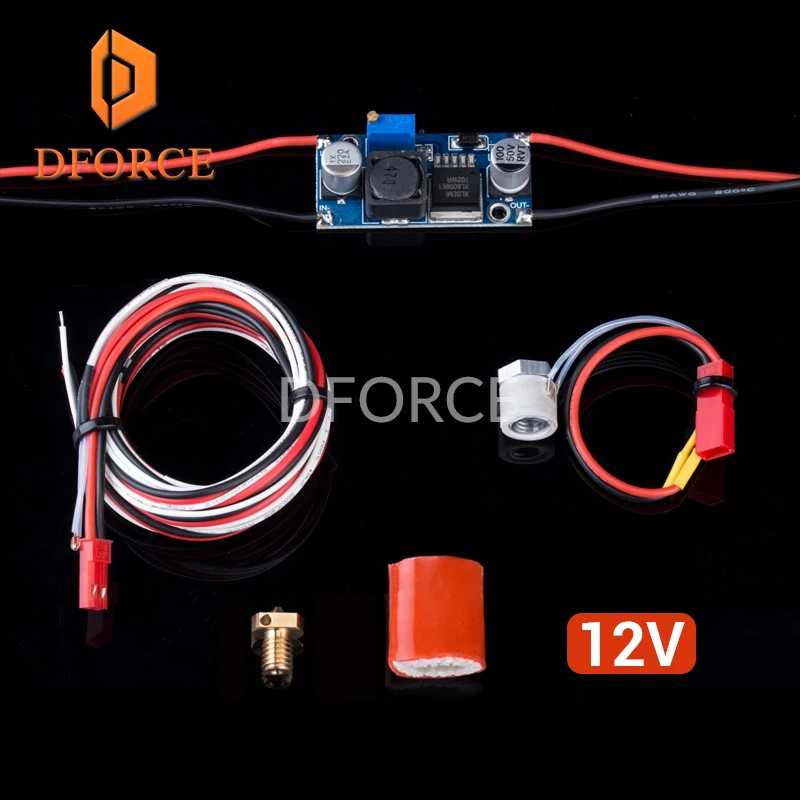 DFORCE 3D Drucker Hotend V5 V6 Горячий Конец 24VHeating tube 12V|hotend v5|hotend v63d hotend |