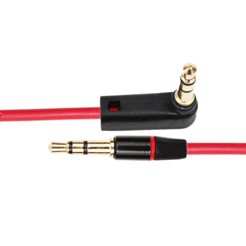 CAMDEMS 1 м 3 ФУТА 5 мм папа-папа наушники Связки аудио удлинитель Кабель AUX красный