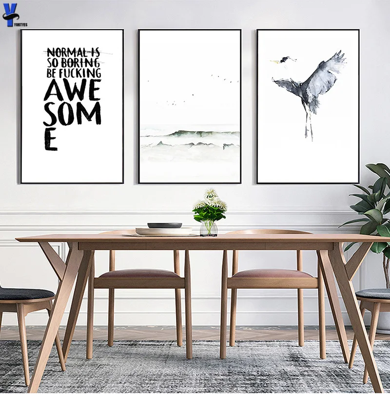 Минималистичный плакат с собакой картина индийской скандинавский настенный