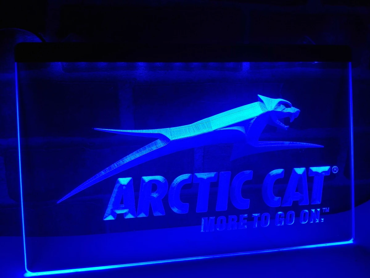 LG129-снегоходы с логотипом Arctic Cat светодиодсветодиодный неоновая светосветильник
