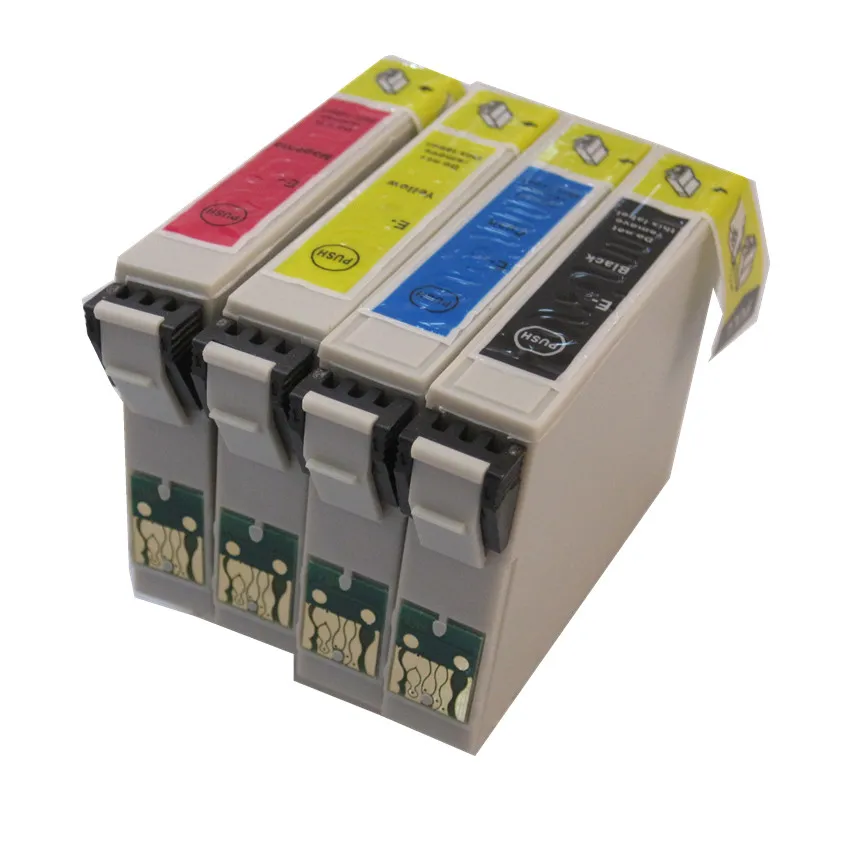 4 шт. 73 T0731 T0734 совместимый чернильный картридж для принтера EPSON Stylus
