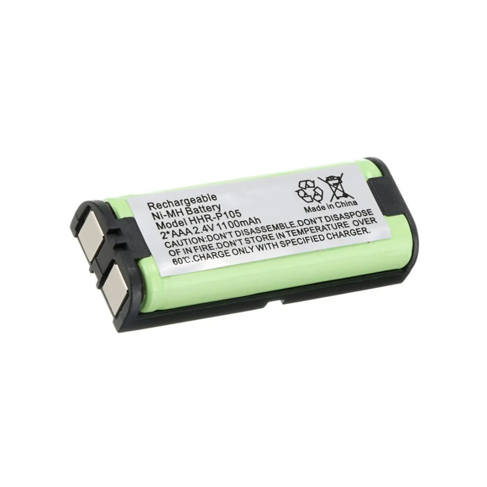 Аккумуляторная батарея для Panasonic HHR-P105 P105 HHRP105A KX242 BATT-2 4 KX2421 1000 В 105 мАч | Электроника