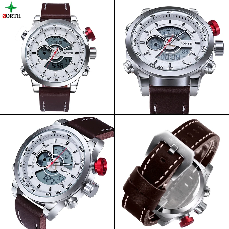 спортивные водонепроницаемые мужские часы аналогоцифровые|men ceramic watch|men watchwatches