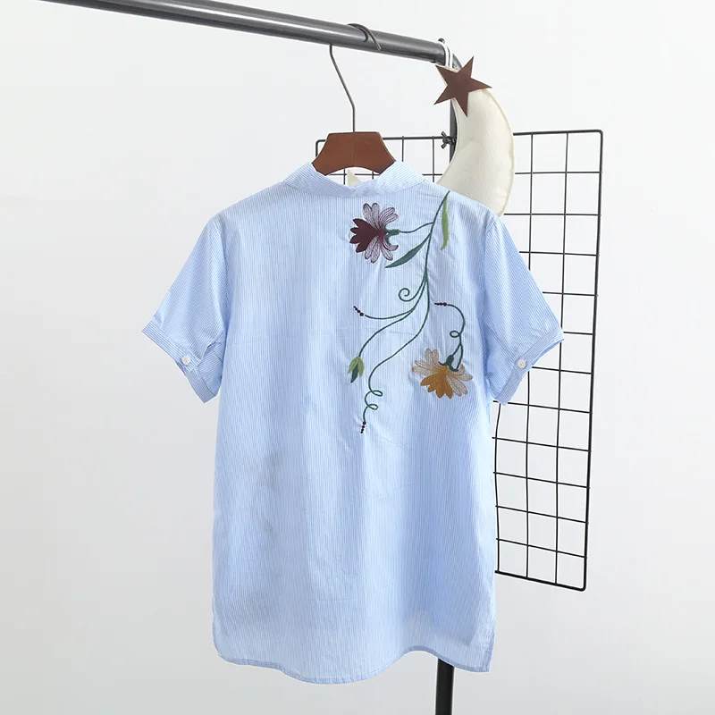 Блузка женская летняя с коротким рукавом 100% хлопок | Женская одежда