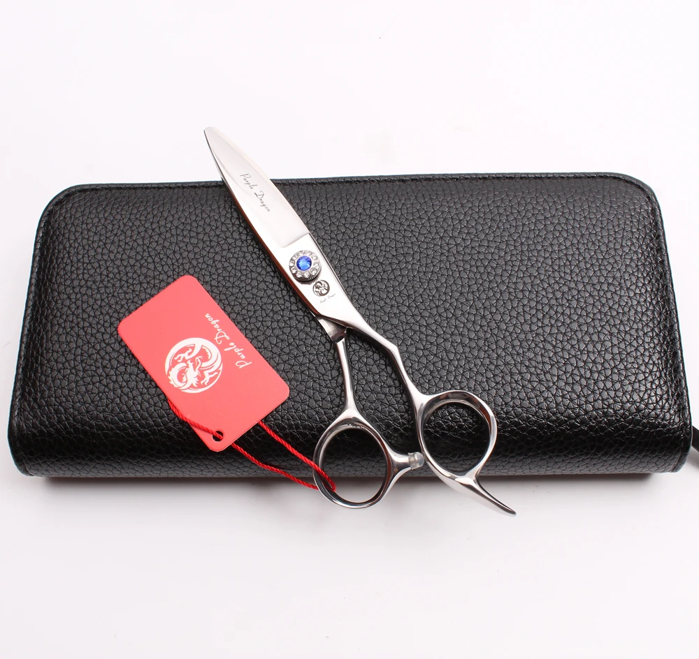 6&quot 17cm Japan 440C Purple Dragon Scissors For A Hairstyle Cutting Shears Willow Leaf -D Professional Hairdressing Z1022 | Красота и