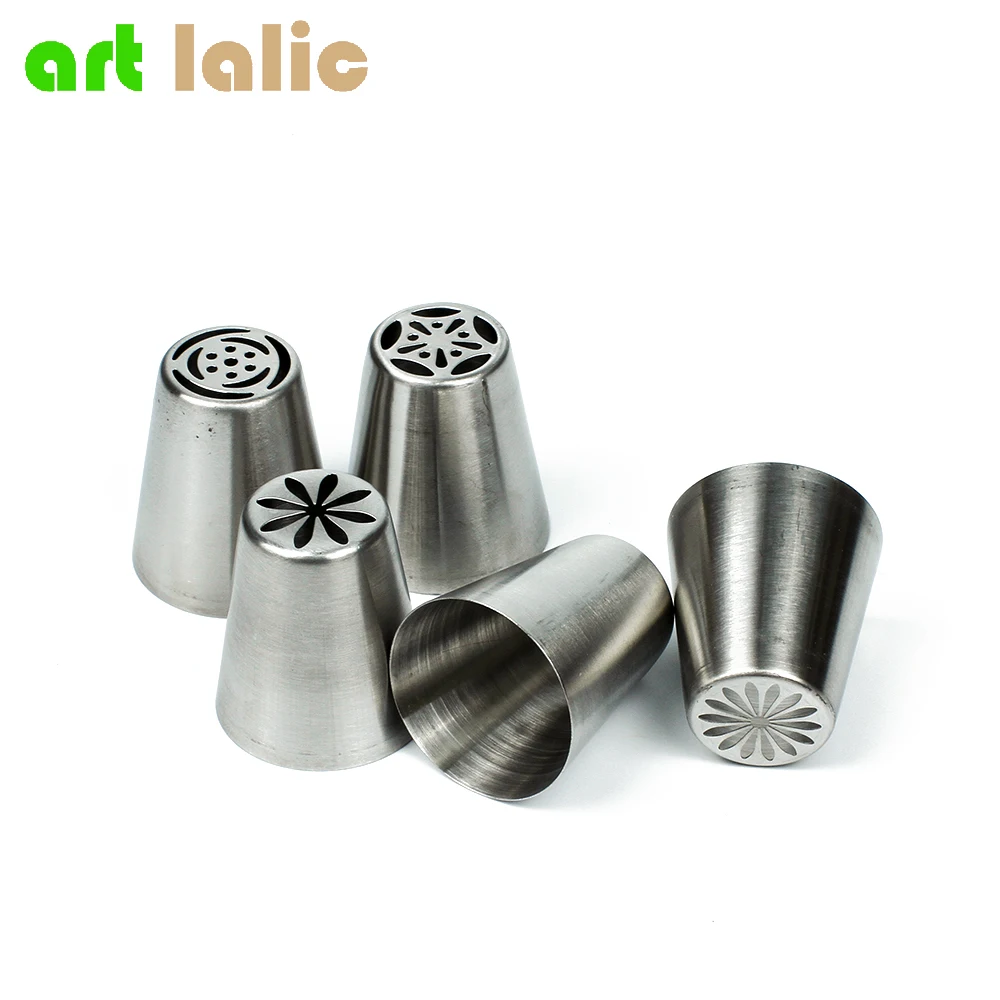 12 шт./компл. большой размер русские насадки для украшения торта кекса инструменты