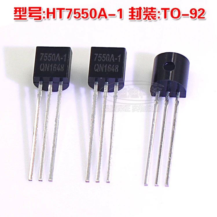 Новый трехклеммный Регулятор-чип для транзистора HT7550A-1 7550A-1 HT7550 TO-92 | Электроника