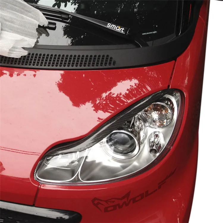 Волокно Стекло брови веко фар Крышка для Smart Fortwo w451 #2007 до 2014 [2011033] | Автомобили и