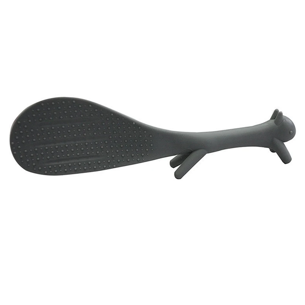 1 шт. креативный трехцветный кухонный инструмент в форме белки рисовая ложка