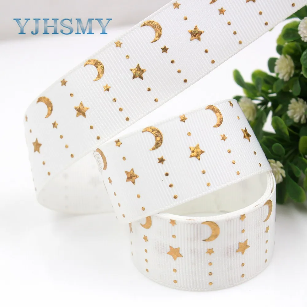 YJHSMY G-18808-858 25 мм 5 ярдов лазерная Венера мультфильм печатных grosgrain лента DIY головной