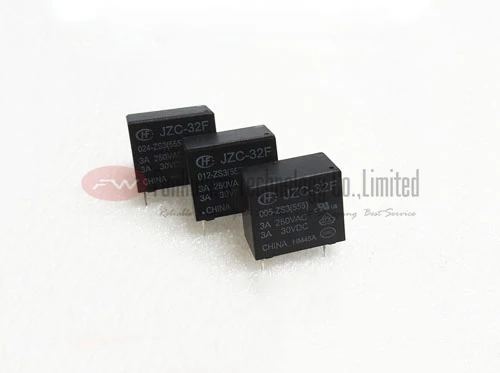 JZC 32F/005 ZS3 32F/009 32F/012 32F/024 Power Relay 3A 250VAC 5 Pins|Реле| |
