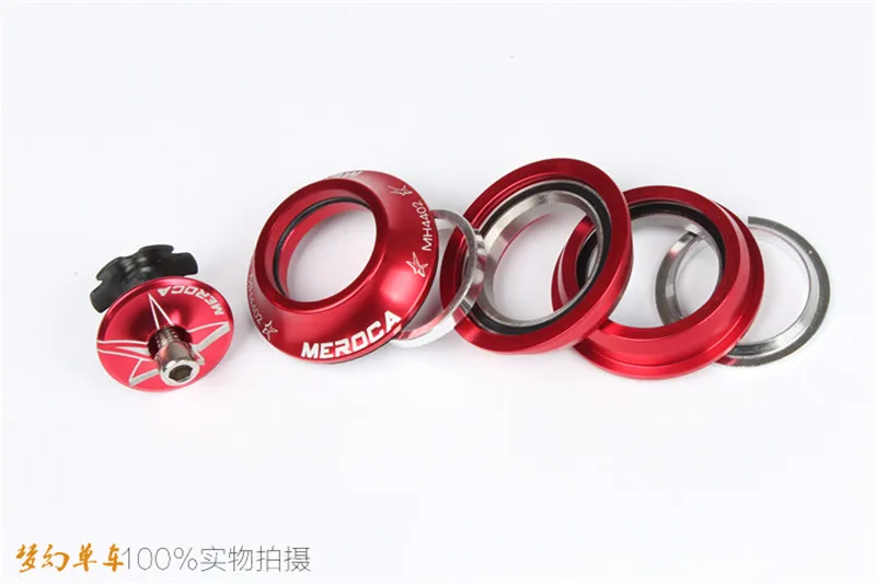 

MEROCA Ultra-light Sealed Bearing Bowl 44mm MTB Mountain Road Bike Built-in Straight Pipe Bowl Headsets Headsets Bicycle Parts