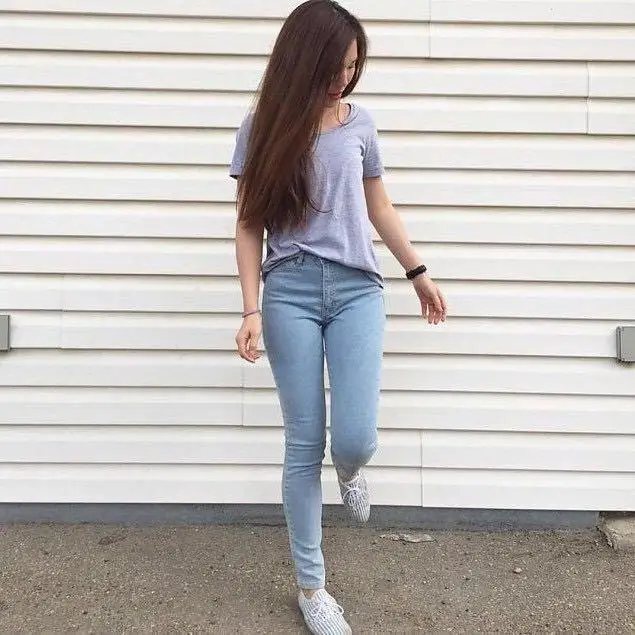 2020 autumn new arrival women vintage high waist skinny pencil pants stretch sexy slim jeans brand casual washed denim trousers | Женская