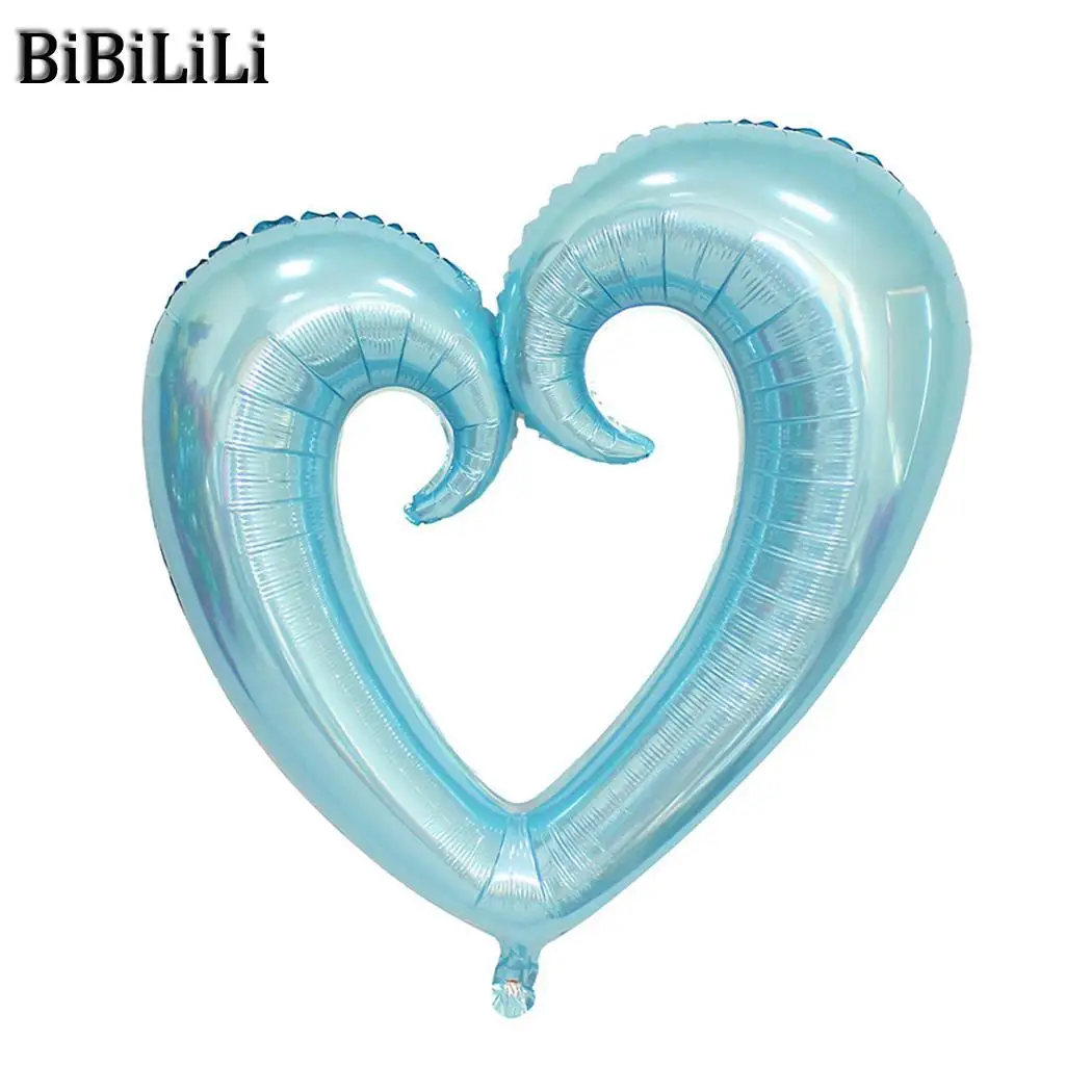 1 шт. новый в форме сердца Жених и невеста алюмиевый воздушный шар День рождения