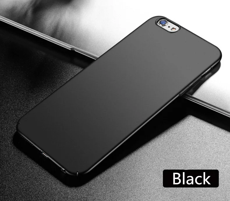 Ультра тонкий матовая жесткая оболочка чехол для iphone X XR XS max 8 7 6 6s плюс|Бамперы| |
