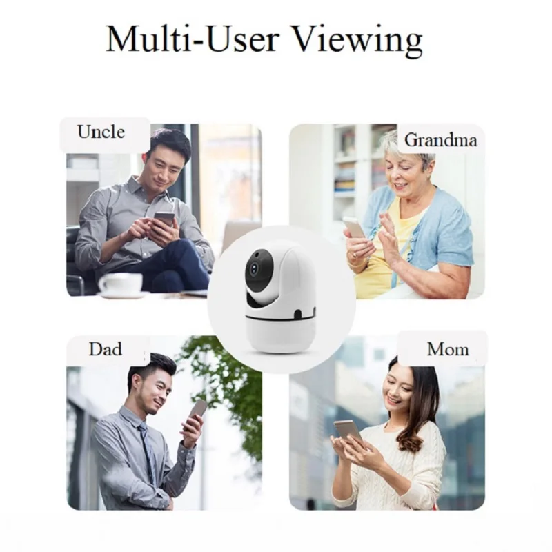 Ywssrc Беспроводная ip-камера 720P Двусторонняя аудио облачная камера Wi-Fi Детский
