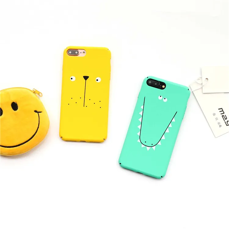 

Cartoon Cases For iPhone 7 6 6S 8 Phone Case Cute Funny Animal Abstract Matte Hard Covers For iPhone 6 7 8Plus Coque Capa Fundas