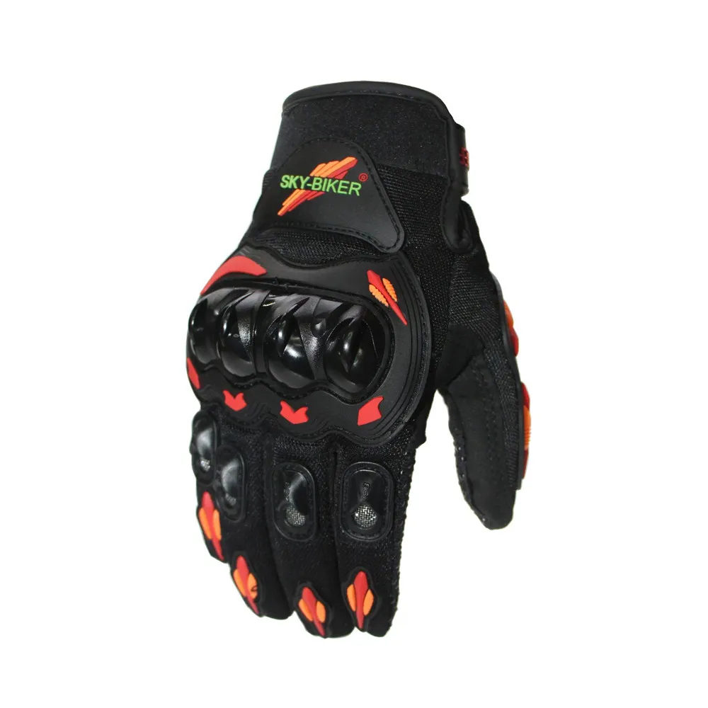 New Protective Gloves Red Outdoor Winter Sports Working Men Motorcycle Riding Full Finger Non-slip Wear-resistant | Безопасность и