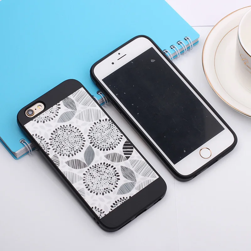 + Распродажа мягкий силиконовый чехол с подсолнухами для iPhone 6S 6 plus акция