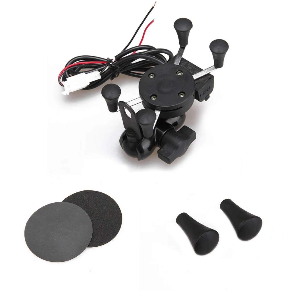 X Grip CS 328 универсальный мотоцикл горе Зажим сотовый телефон владельца USB Зарядное