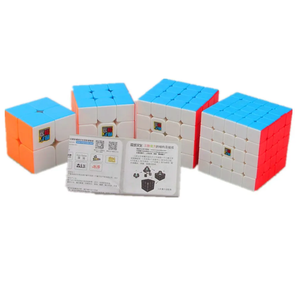 MOYU 2x2 3x3 4x4 5x5 набор Кубик Рубика для профессионалов безопасный ABS соревнование