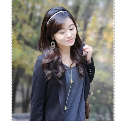 Горячая Распродажа модное ожерелье с кристаллами двумя шариками длинным отрезом