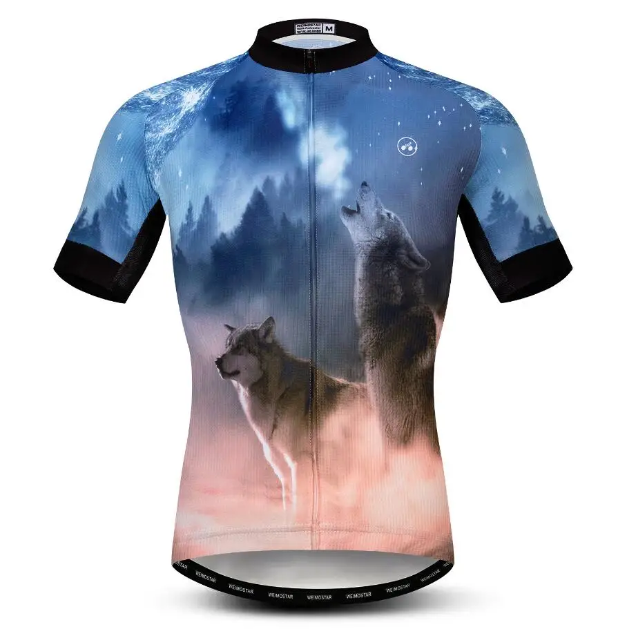 7 3D Roar Wolf велосипедная майка мужская Ropa Ciclismo с коротким рукавом велосипедная Одежда для езды на велосипеде летняя велосипедная одежда Maillot Ciclismo - Цвет: 7