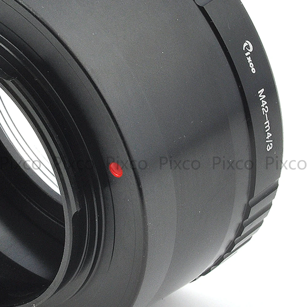 Адаптер для объектива ADPLO 01049 подходит камер Micro Four Thirds 4/3 M42 M4/3 |lens adapter|adapter lenspixco