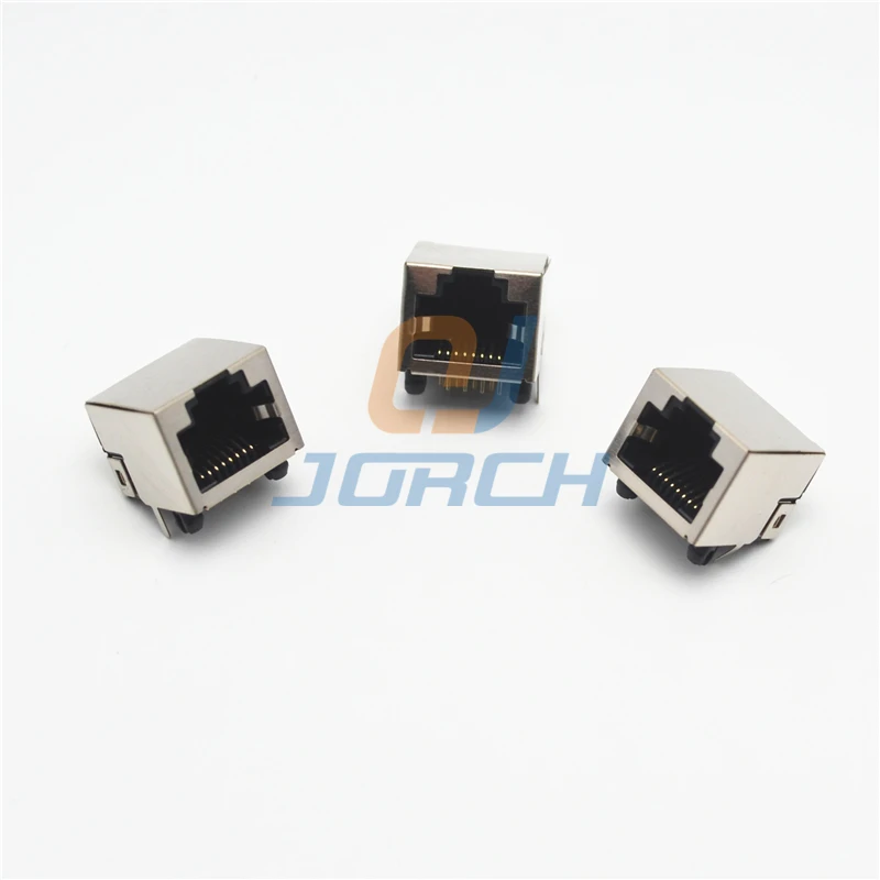 Сетевой интерфейс RJ45 разъем без лампы Нет осколков Cat5 pcb 8p8c адаптер|lamp connector|adapter