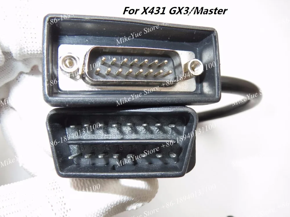 100% Original for LAUNCH X431 NISSAN -14+16 pin GX3 Master OBDII Adaptor OBD II Connector | Автомобили и мотоциклы