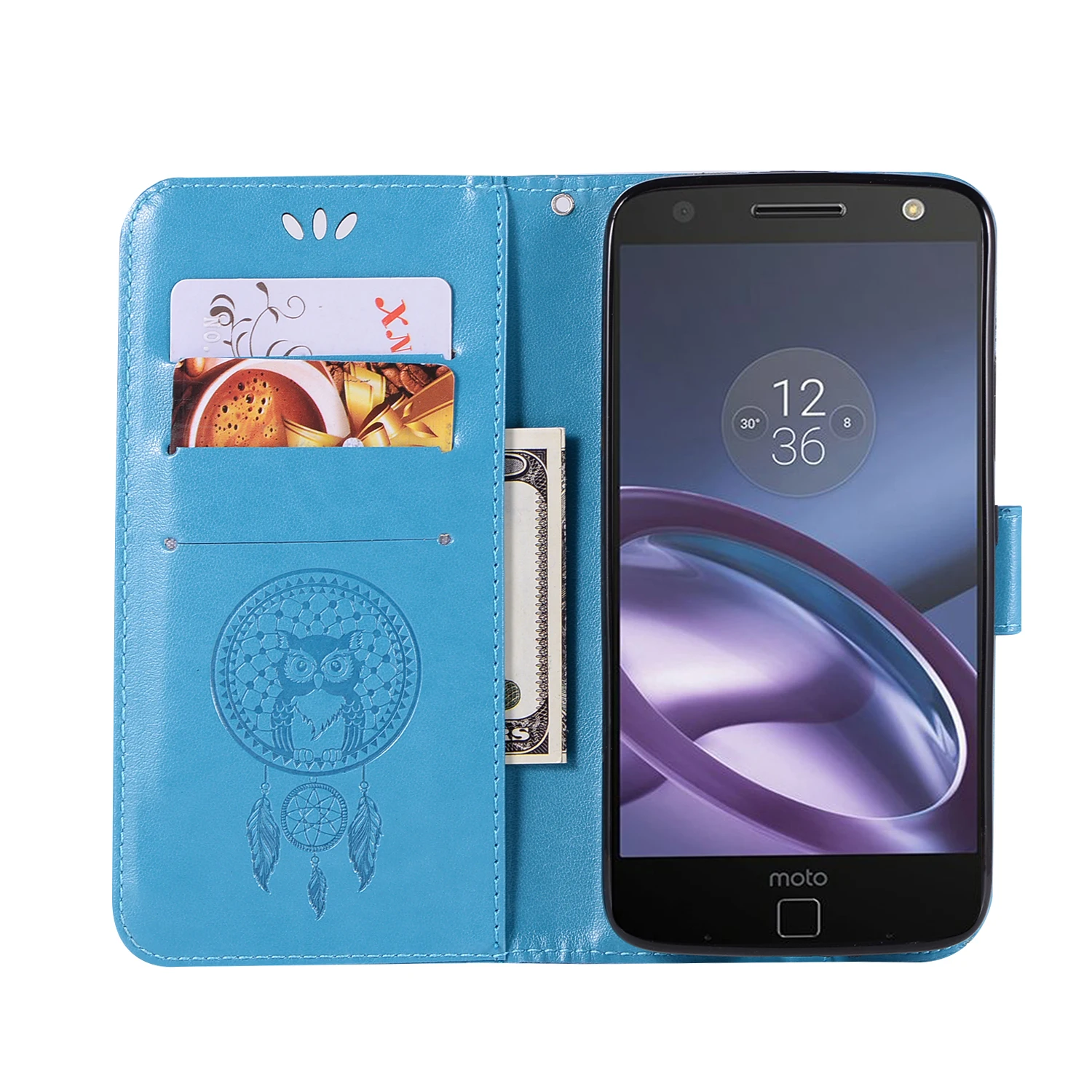 Чехол для Motorola Moto E4 Plus E 4 чехол ЕС версии откидной бумажник с подставкой 3D Сова 360