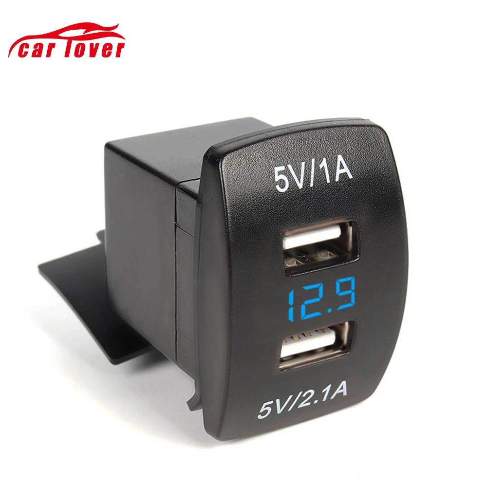 Двойной USB мотоциклетный прикуриватель автомобильный зарядное устройство +