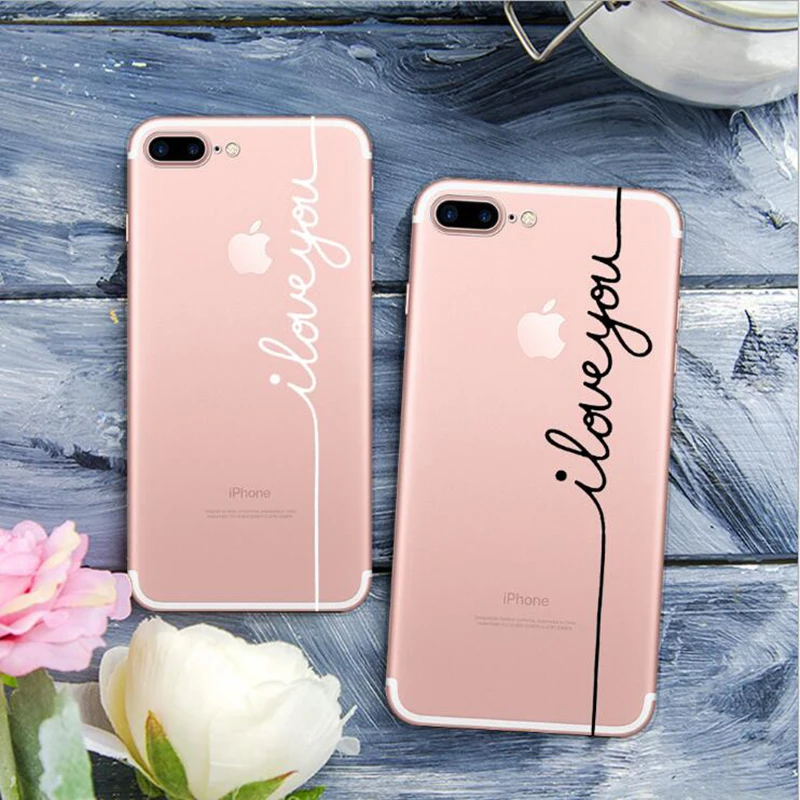 Чехол для телефона с алфавитом и буквами прозрачный чехол iPhone 6plus 6s 5 5s 7 8p XSmax XR