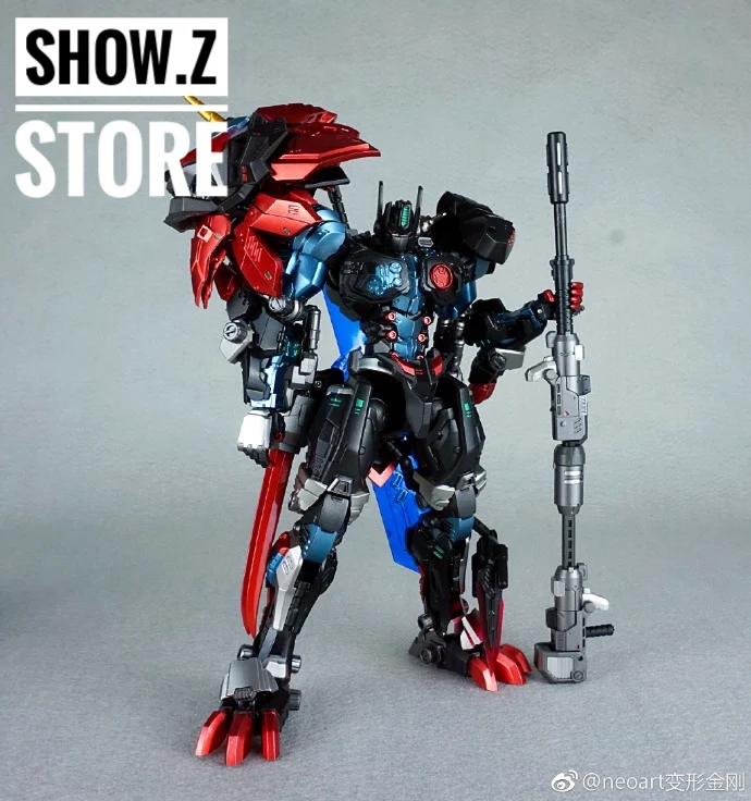 [Магазин Show.Z] NeoArt Toys DX08B фигурка трансформер черного цвета с эффектом Леонида|leonidas