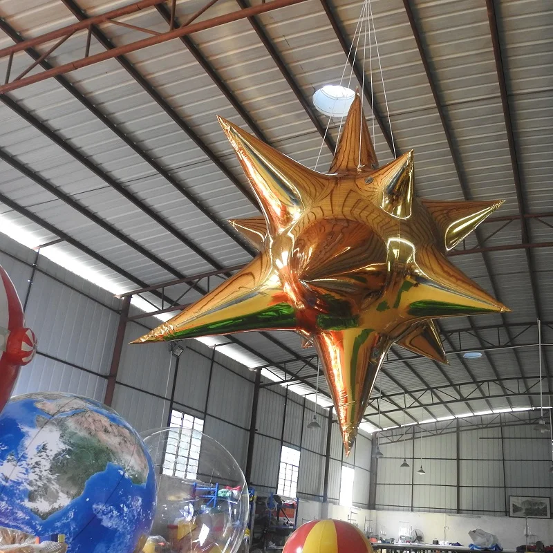 

1m Inflatable Mirror Ball For Stage Decoration Fashion Inflatable Ballons special shaped ball