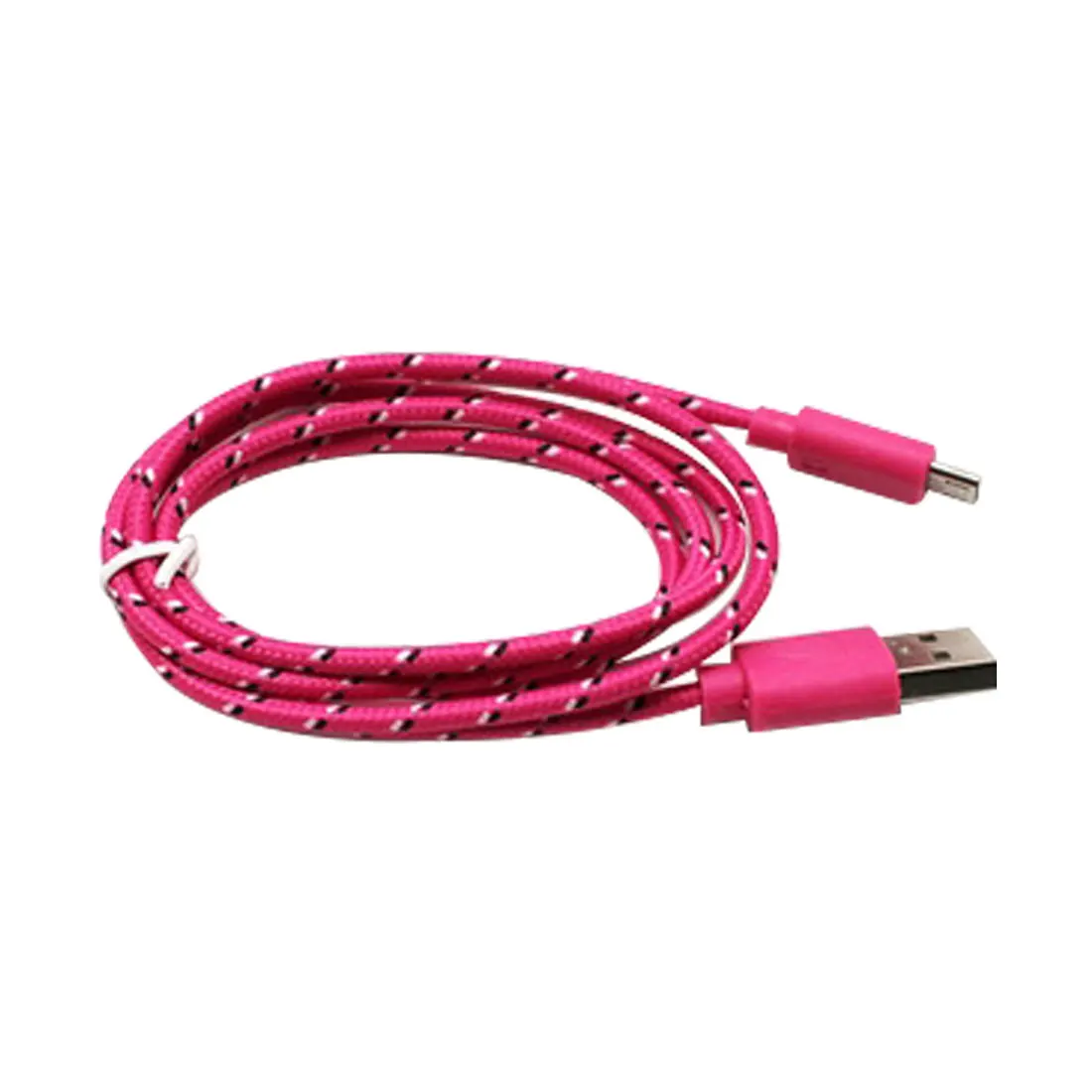 Dewtreetali Универсальный 1 шт. 3 м пеньковая веревка Micro USB зарядный кабель-трос для