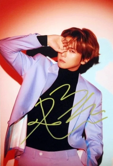 Ручная работа фото EXO BAEK HYUN с автографом LOVE SHOT 5*7 122018B|Открытки и приглашения| |