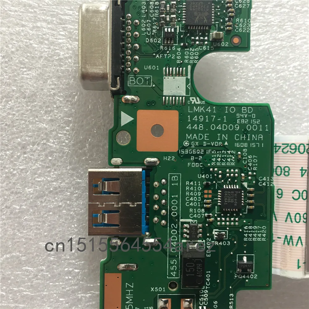 Новый оригинальный Lenovo M41-70 M41-80 USB IO аудио интерфейс плата с кабелем FRU 5C50J24225 |