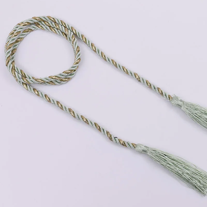 4 шт./упак. небольшой кабель Шторы Tieback с кисточкой узорами кулон DIY инструмент для