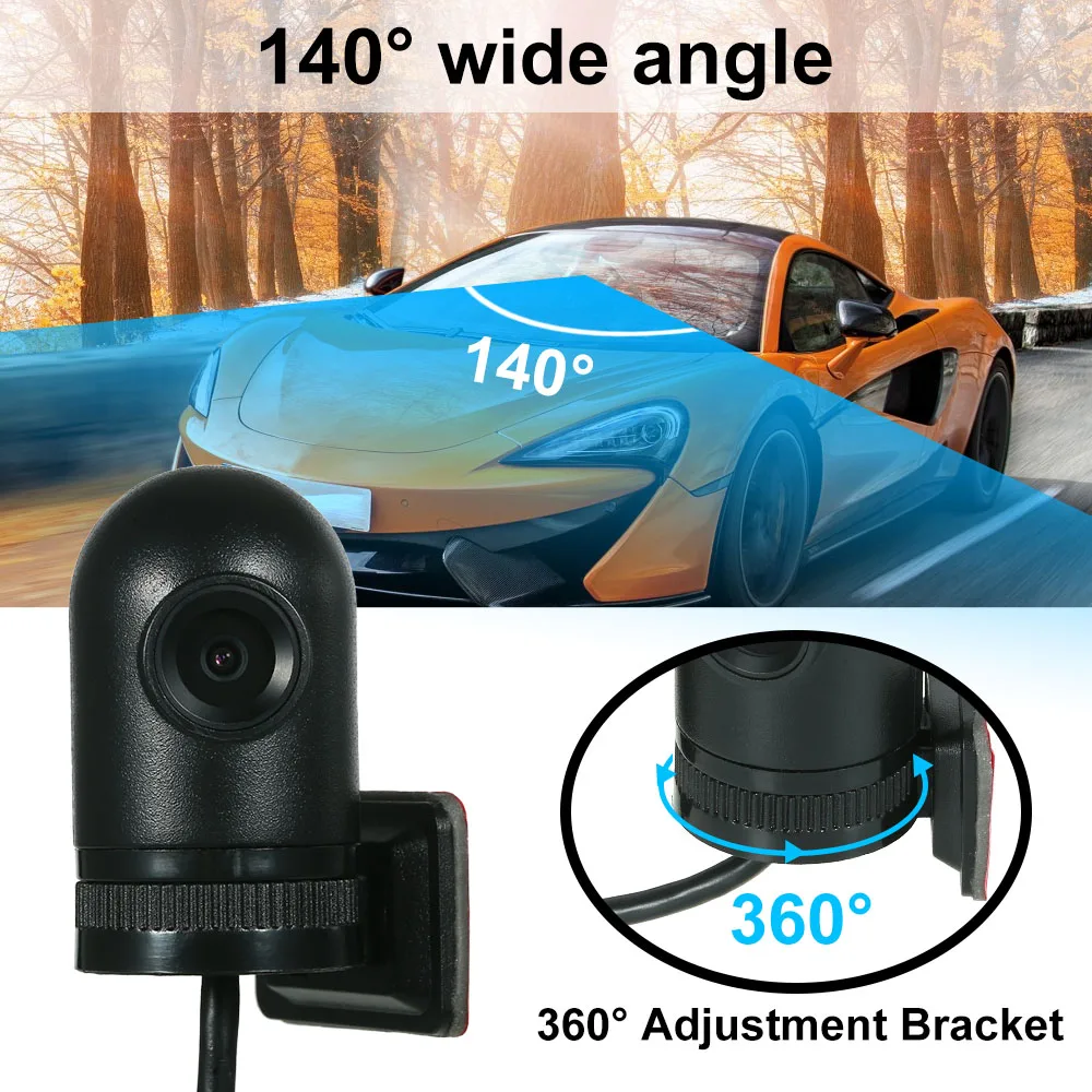 140 градусов широкоугольный HD 720P USB DVR фронтальная камера Запись видео Поддержка