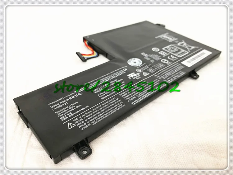 11,1 V 45WH L14L3P21 L14M3P21 Батарея для lenovo край 2-1580, Flex 3 1470, FLEX 3-1580 5B10G78611