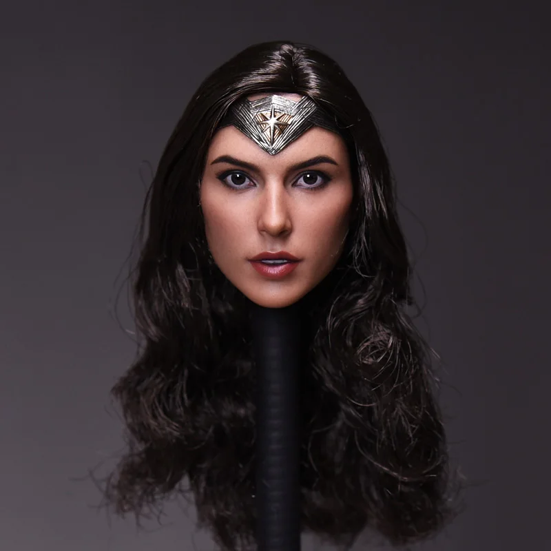 1/6 Gal Gadot Подгонянная голова Лепка для горячих игрушек Phicen женское тело чудо-женщина