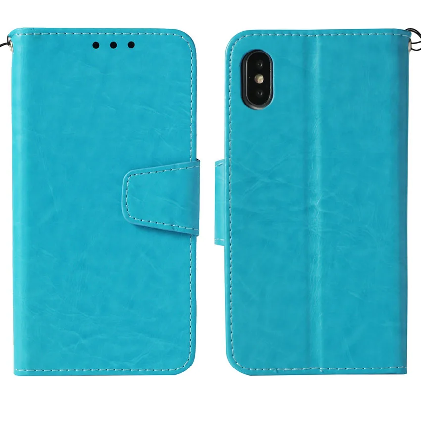 Чехол Кошелек для телефона iPhone XR XS Max X 6 S 7 8 Plus ретро кожаный флип чехол с