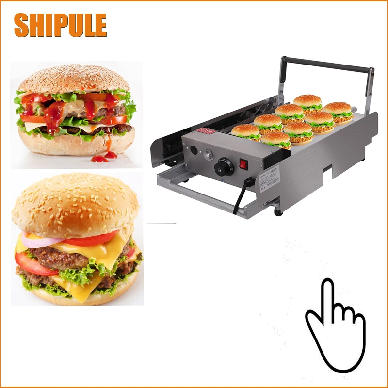 

2018 Reasonable price stainless steel hamburger bun toastor steak