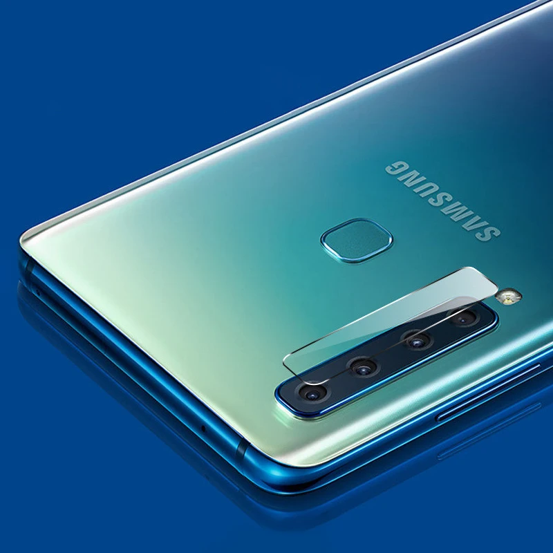 2 шт. пленка для Samsung Galaxy A9 2018 камера из закаленного стекла Защитная объектива