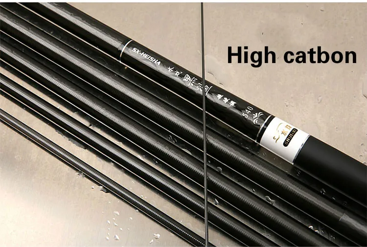 High Carbon Super Hard Fishing Gear Ultralight 28 Tone Carp Fishing Pole Fishing Stick Taiwan Fishing Rod Pesca Olta Hand Pole enlarge