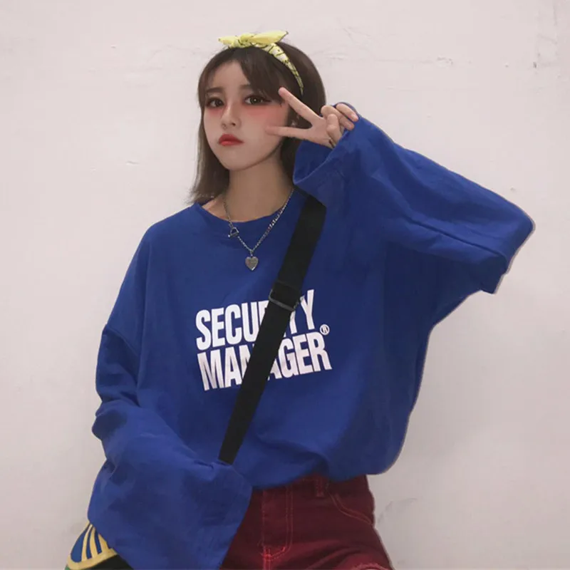 YouGeMan Женская толстовка с капюшоном осенняя одежда Корейский Ulzzang Harajuku буквенным