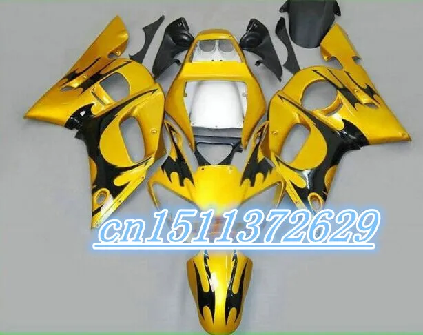 

Желто-черный обтекатель комплекты кузова для YZF R6 1998-2002 YZF R6